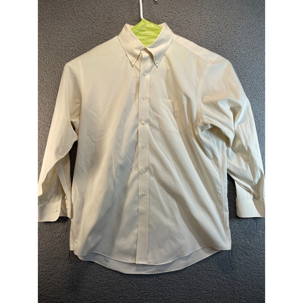 Brooks Brothers Madison Dress Shirt Men's 16.5/33 Cream Long Sleeve